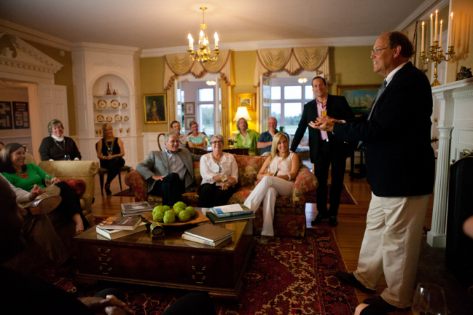 Troy Staves Recites Warner Hall Poem